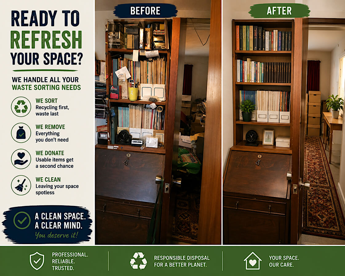 House Clearance in Merseyside — before and after